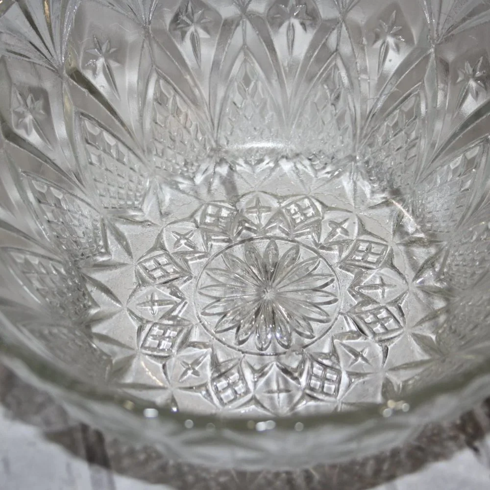 🥣 Vintage Glass Bowl · 8